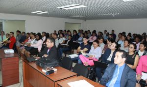MAS DE 100 ESTUDIANTES DE UNESCPA RECIBEN CAPACITACIÓN SOBRE LA LEY 67 DE 2008